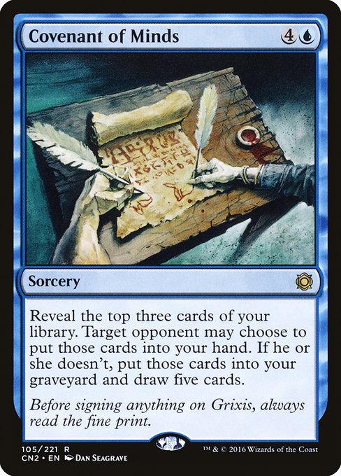 Covenant of Minds [CN2 #105] ES NM