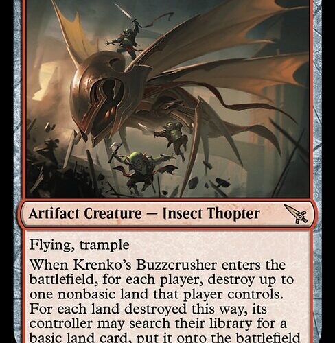 Krenko's Buzzcrusher [MKM #136] ES NM