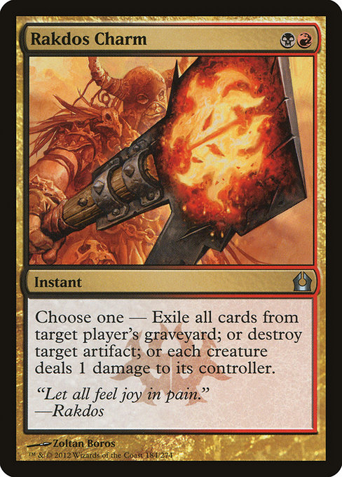 Rakdos Charm [RTR #184] EN NM
