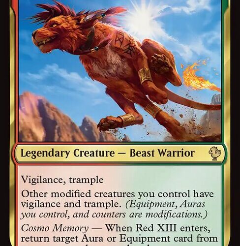 Red XIII, Proud Warrior [FIC #91] EN NM