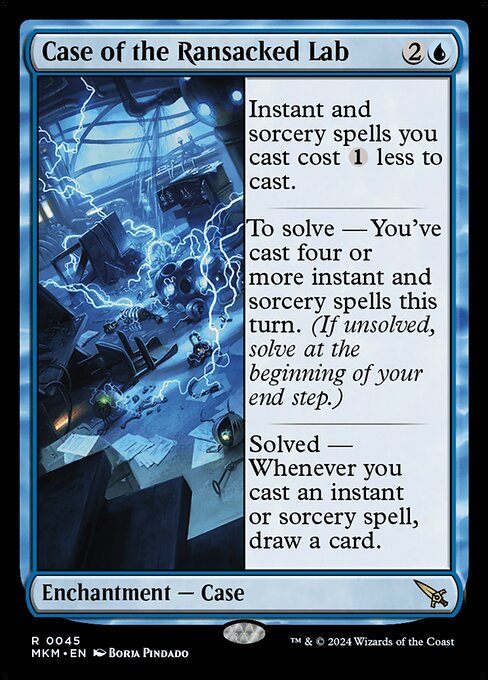 Case of the Ransacked Lab [MKM #45] EN NM