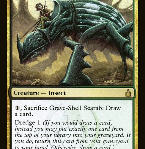 Grave-Shell Scarab [RAV #211] ES EX
