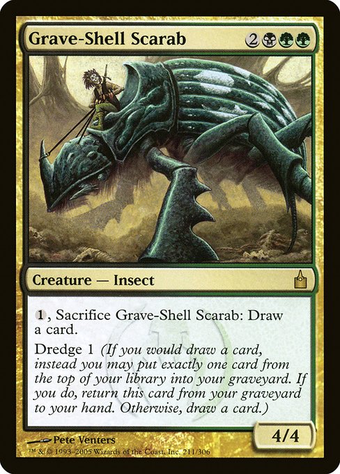 Grave-Shell Scarab [RAV #211] ES EX
