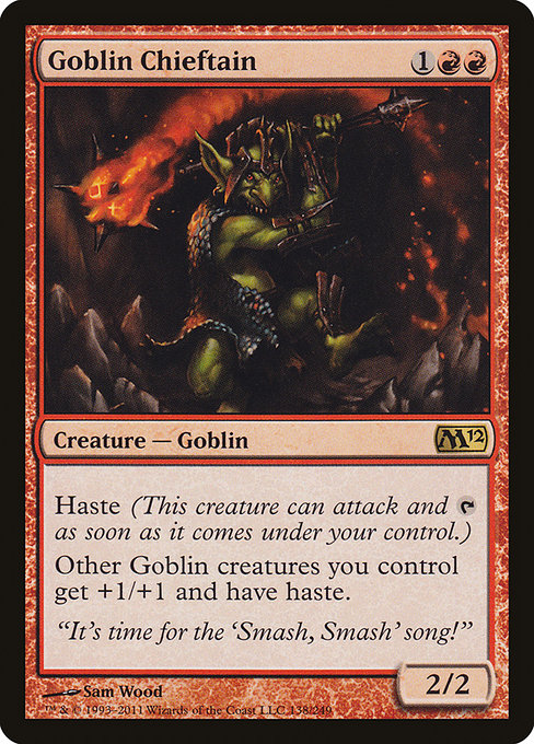 Goblin Chieftain [M12 #138] EN NM