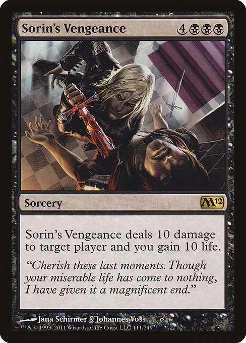 Sorin's Vengeance [M12 #111] ES EX