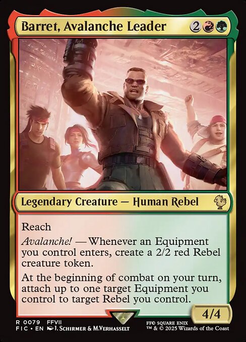 Barret, Avalanche Leader [FIC #79] EN NM