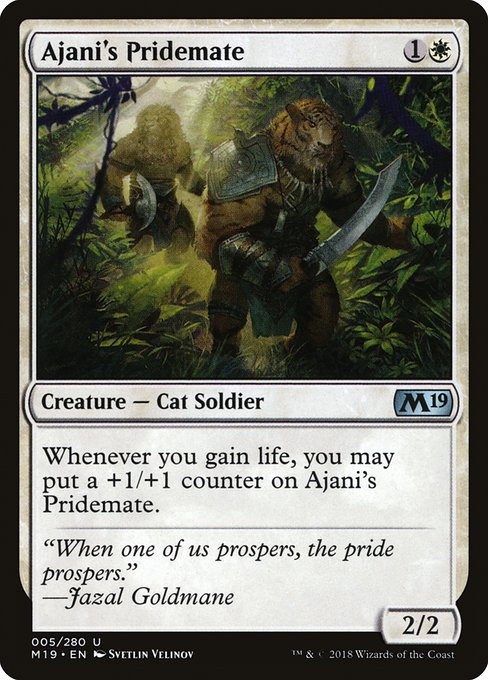 Ajani's Pridemate [M19 #5] ES NM