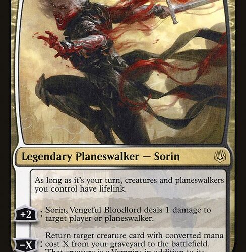 Sorin, Vengeful Bloodlord [WAR #217] ES EX