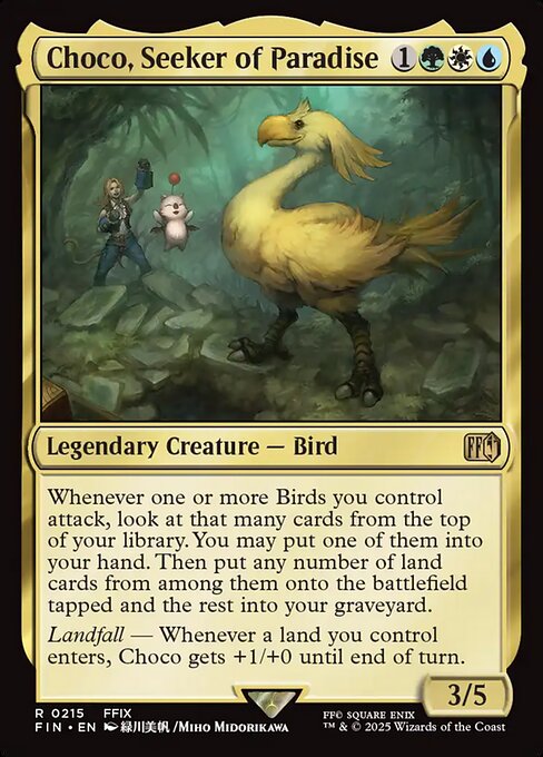 Choco, Seeker of Paradise [FIN #215] EN NM