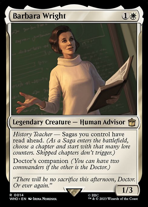 Barbara Wright [WHO #14] EN NM