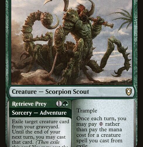 Tlincalli Hunter // Retrieve Prey (V.1) [XCLB #682] EN NM