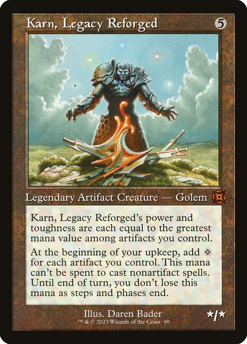 Karn, Legacy Reforged (V.1) [XMAT #99] EN NM
