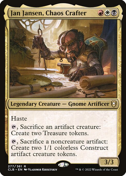 Jan Jansen, Chaos Crafter [CLB #277] EN NM