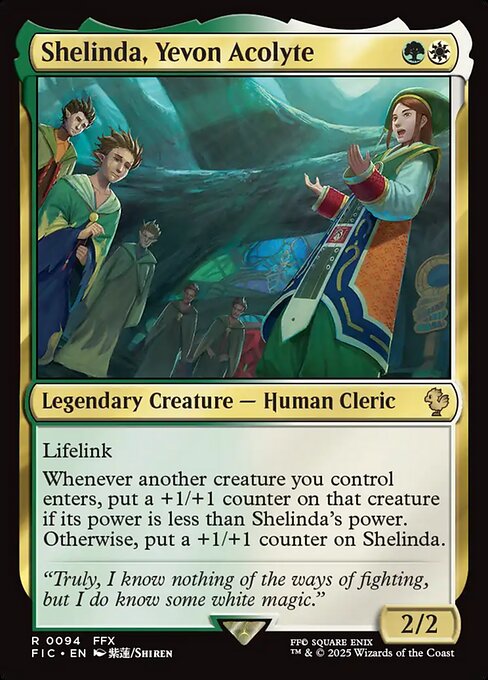 Shelinda, Yevon Acolyte [FIC #94] EN NM