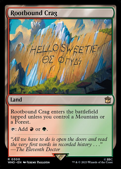 Rootbound Crag [WHO #300] EN NM