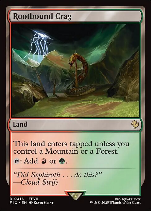 Rootbound Crag [FIC #416] EN NM