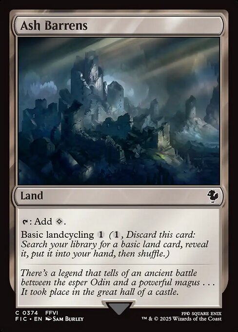 Ash Barrens [FIC #374] EN NM