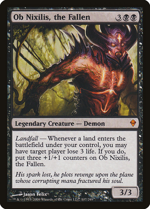 Ob Nixilis, the Fallen [ZEN #107] ES NM