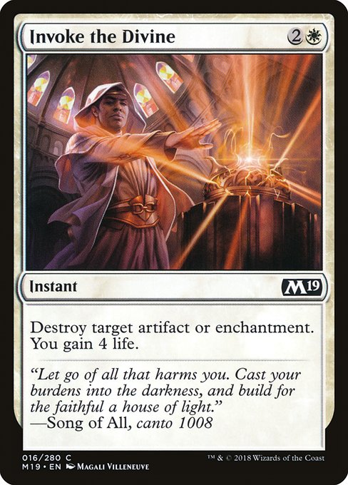 Invoke the Divine [M19 #16] ES NM