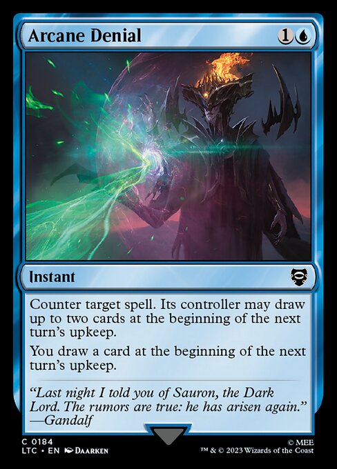 Arcane Denial [LTC #184] EN NM