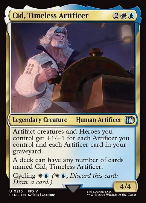 Cid, Timeless Artificer [FIN #216] EN NM