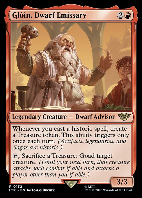 Glóin, Dwarf Emissary [LTR #132] EN NM