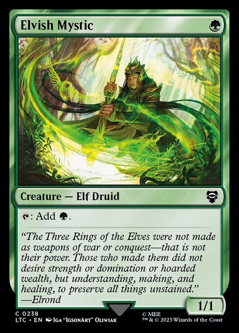 Elvish Mystic [LTC #238] EN NM