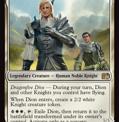 Dion, Bahamut's Dominant // Bahamut, Warden of Light [FIN #16] EN NM