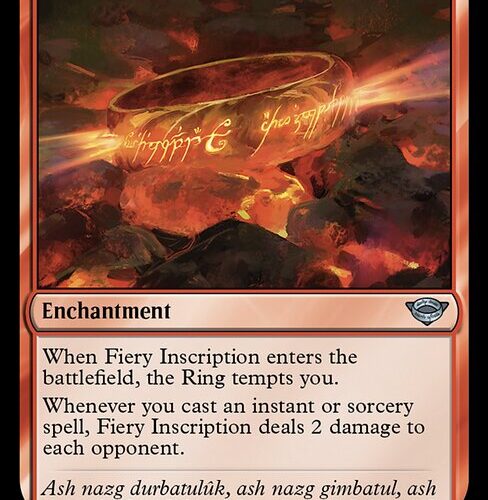 Fiery Inscription [LTR #126] EN NM