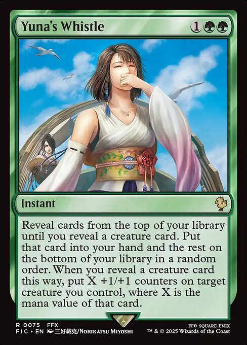 Yuna's Whistle [FIC #75] EN NM