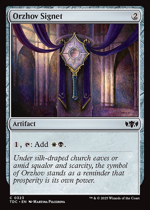 Orzhov Signet [TDC #323] EN EX