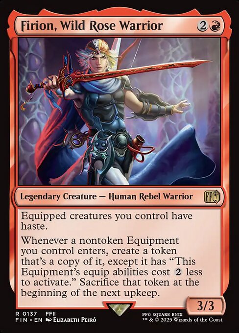 Firion, Wild Rose Warrior [FIN #137] EN NM