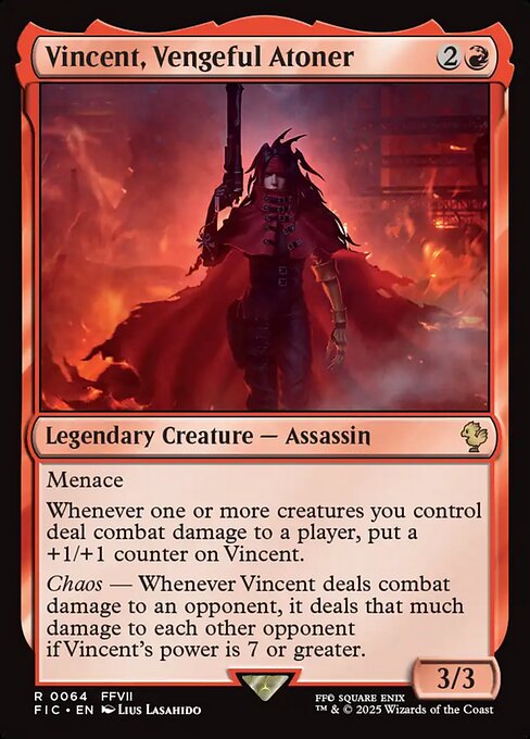 Vincent, Vengeful Atoner [FIC #64] EN NM