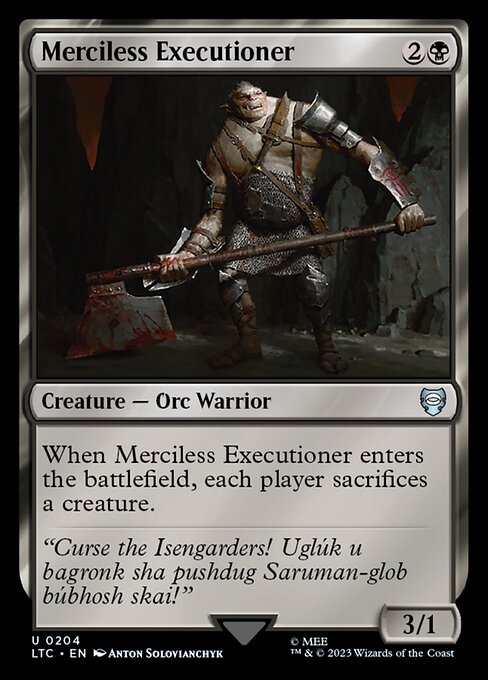 Merciless Executioner [LTC #204] EN NM