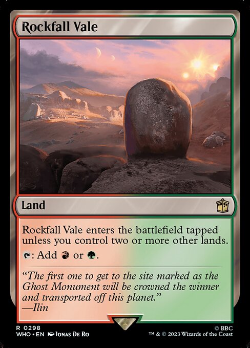 Rockfall Vale [WHO #298] EN NM