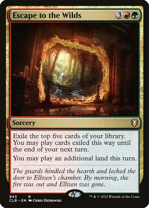 Escape to the Wilds [XCLB #843] EN NM
