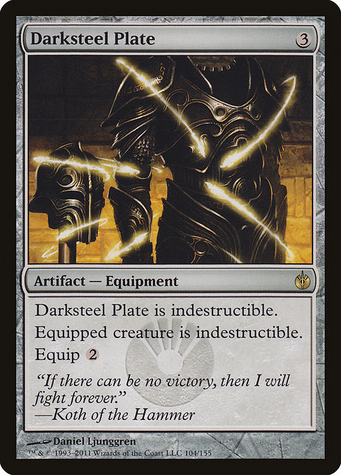 Darksteel Plate [MBS #104] EN NM