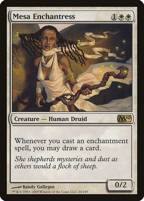 Mesa Enchantress [M10 #20] ES NM