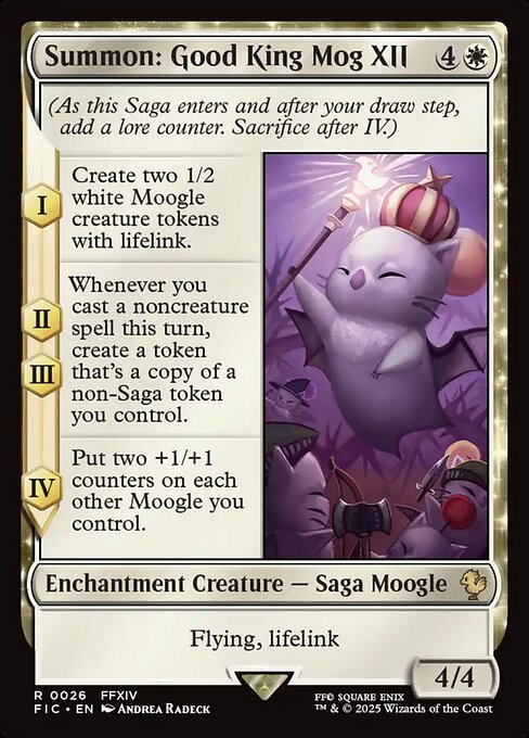 Summon: Good King Mog XII [FIC #26] EN NM