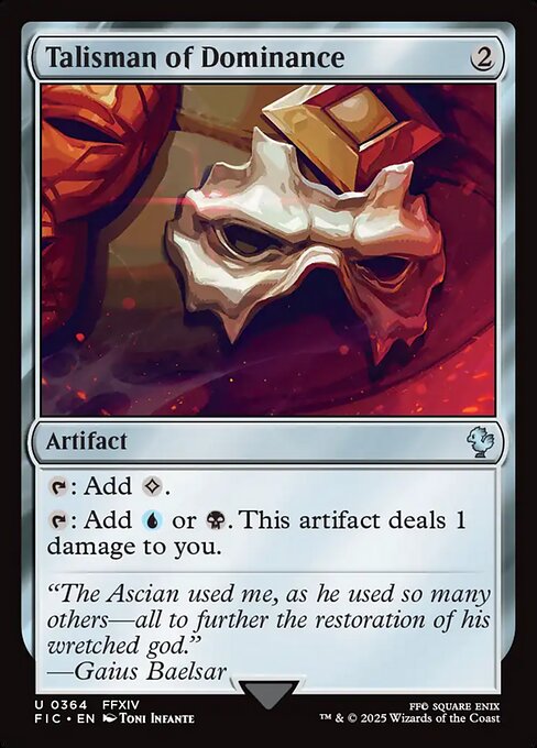 Talisman of Dominance [FIC #364] EN NM