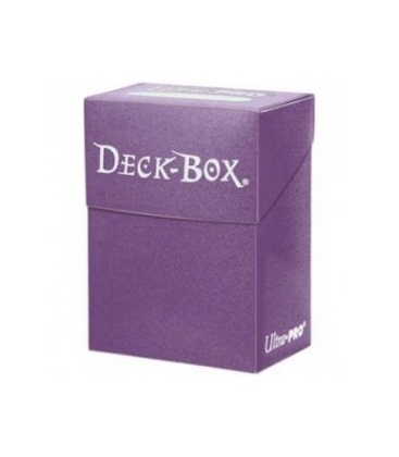 Caja de mazo Deck Box Solid Morado Ultra Pro.