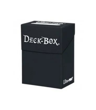Caja de mazo Deck Box Solid Negro Ultra Pro.