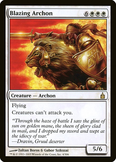 Blazing Archon [RAV #4] ES EX