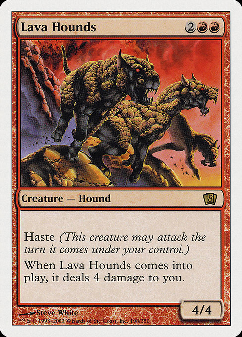 Lava Hounds [8ED #198] EN NM
