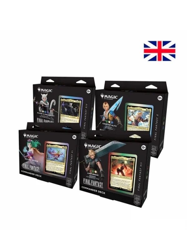 Commander Display (4 Mazos) Final Fantasy Inglés - Magic The Gathering