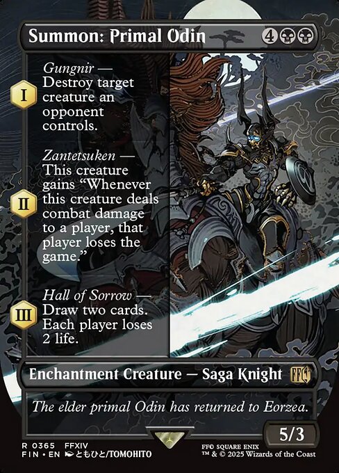 Summon: Primal Odin [XFIN #365] EN NM