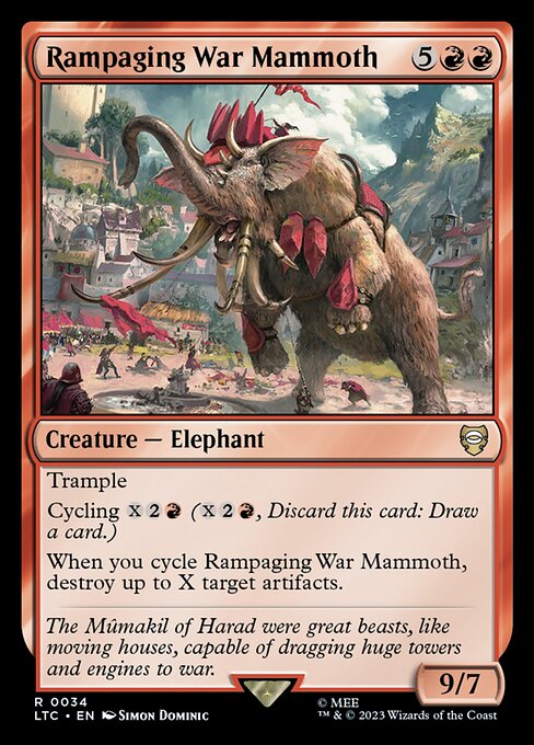 Rampaging War Mammoth [LTC #34] EN NM