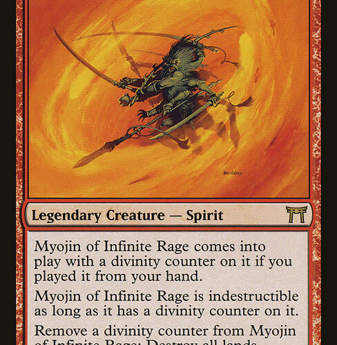 Myojin of Infinite Rage [CHK #181] ES NM