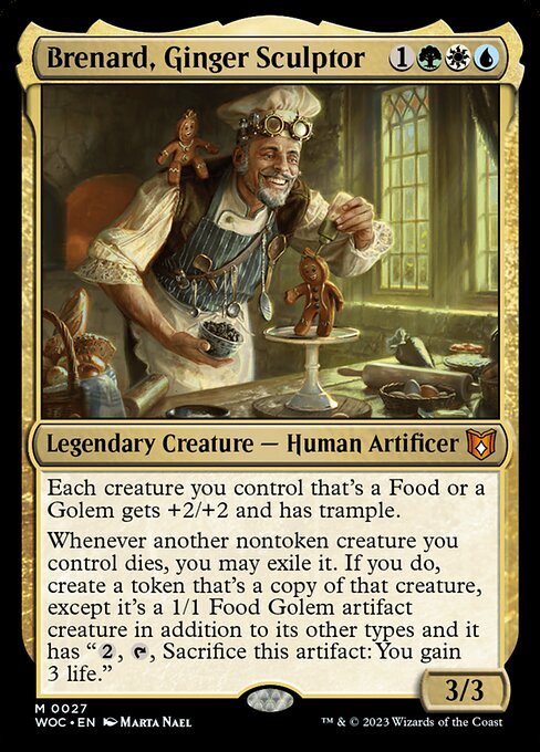 Brenard, Ginger Sculptor [WOC #27] EN NM