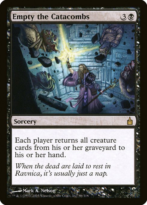 Empty the Catacombs [RAV #86] ES EX